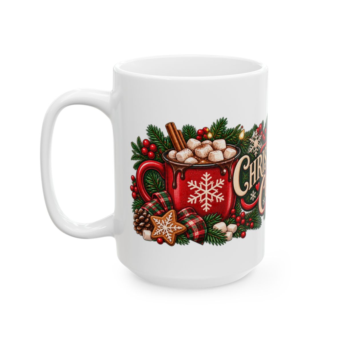 Christmas Eve Cocoa Mug | Holiday Cocoa Ceramic Mug