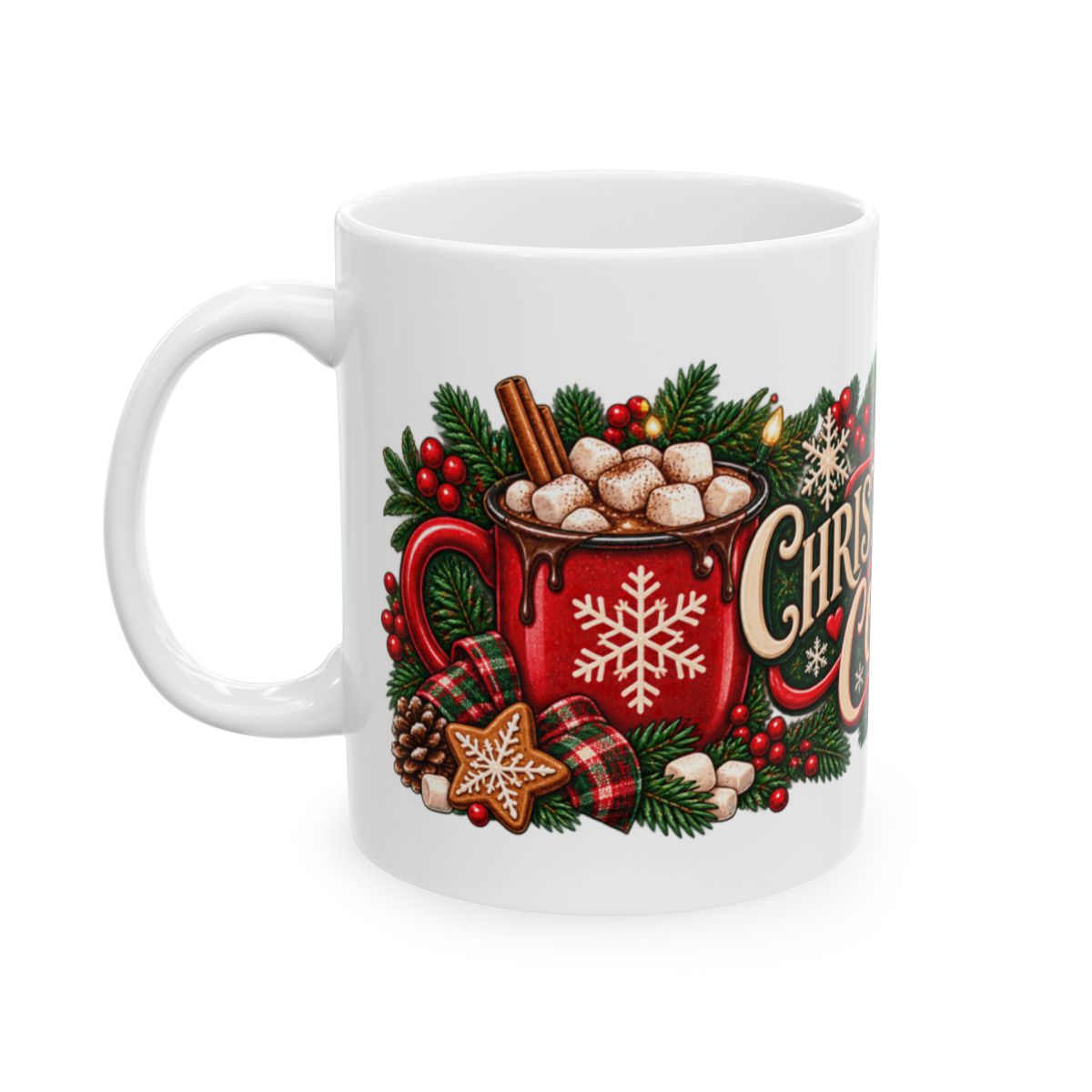 Christmas Eve Cocoa Mug | Holiday Cocoa Ceramic Mug