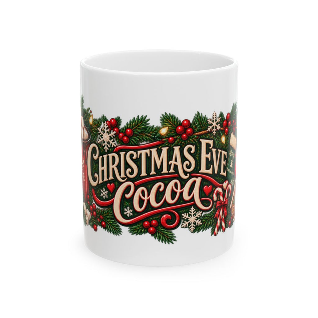 Christmas Eve Cocoa Mug | Holiday Cocoa Ceramic Mug