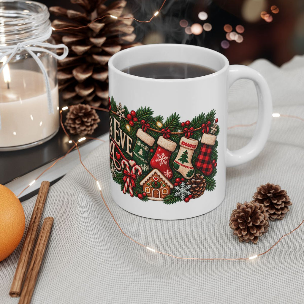 Christmas Eve Cocoa Mug | Holiday Cocoa Ceramic Mug