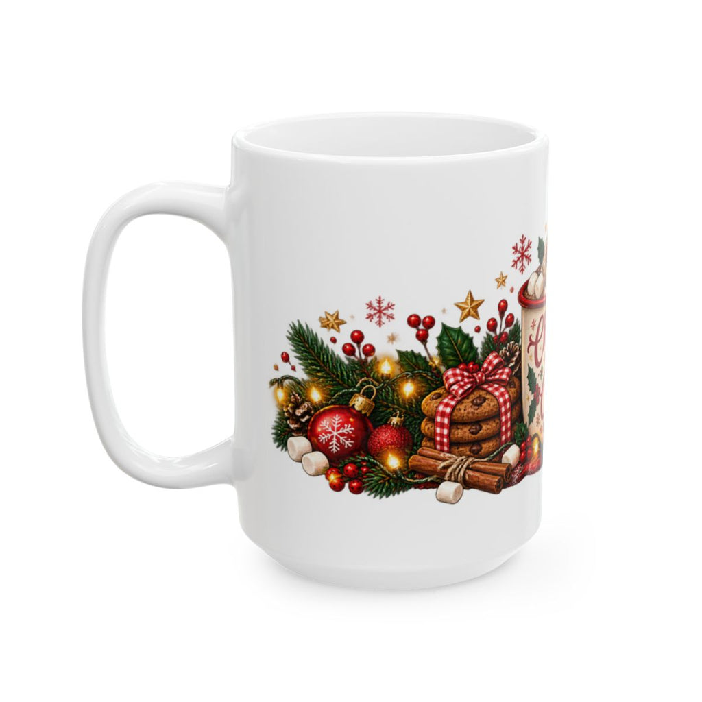 Christmas Eve Cocoa Mug | Holiday Hot Chocolate Ceramic Mug