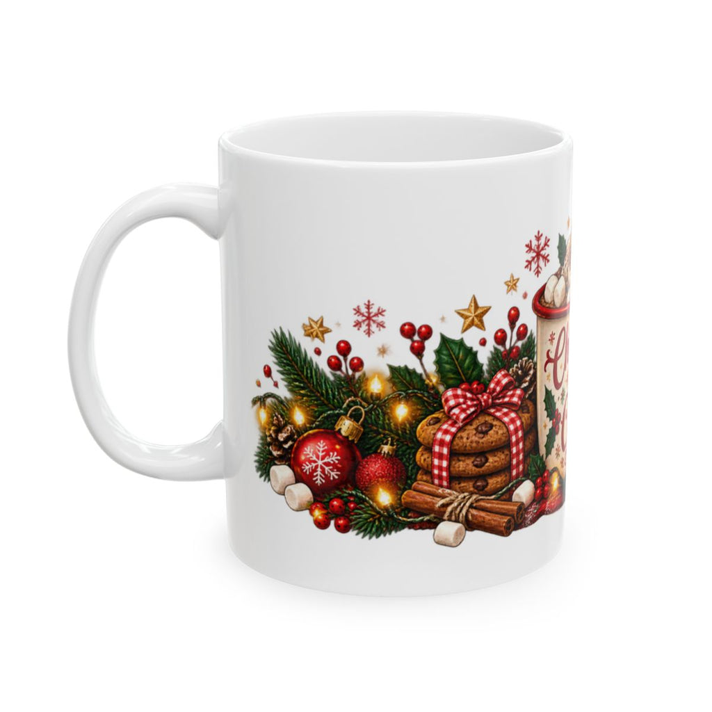 Christmas Eve Cocoa Mug | Holiday Hot Chocolate Ceramic Mug