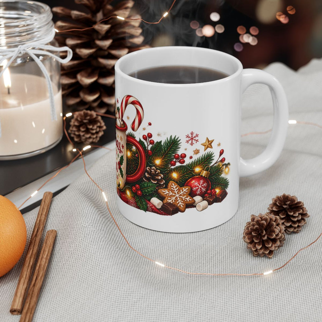 Christmas Eve Cocoa Mug | Holiday Hot Chocolate Ceramic Mug