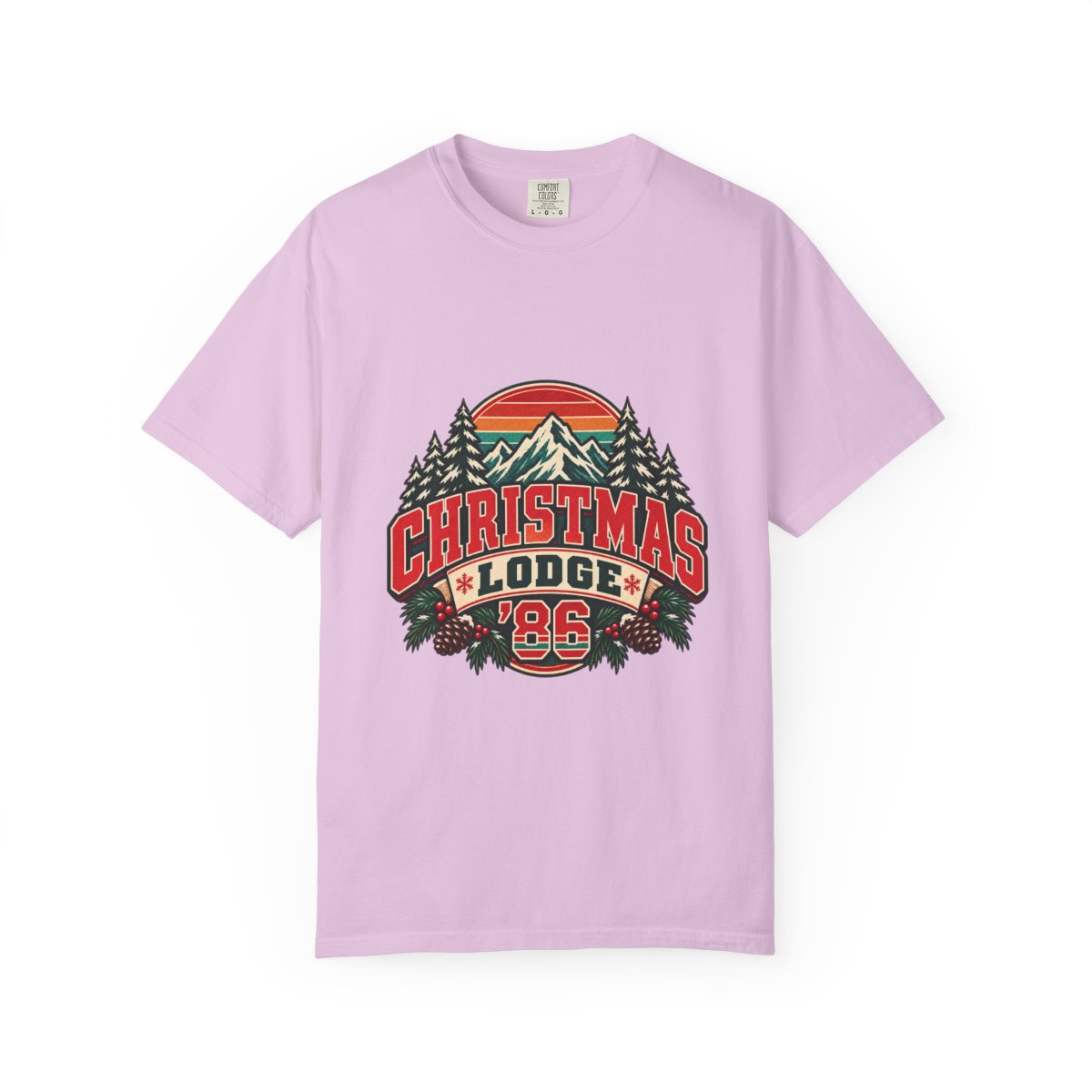 Christmas Lodge '85 T-shirt | Vintage Mountain Pines Holiday Design