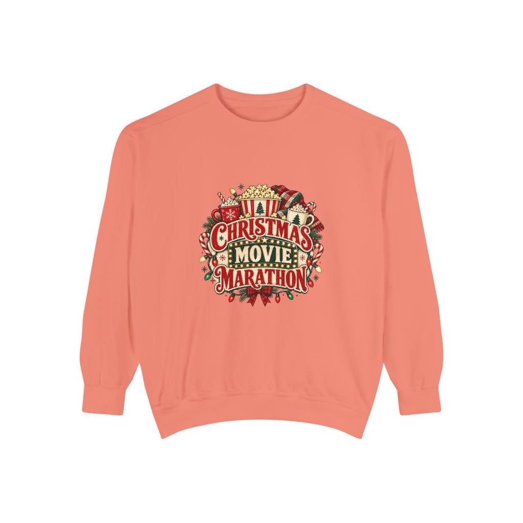 Christmas Movie Marathon Sweatshirt | Holiday Film Night Cozy Crewneck