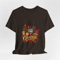 Christmas Movie Marathon T-Shirt | Cozy Retro TV Holiday Graphic Tee, Hot Cocoa Christmas Movie Lover Gift