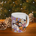 Cocoa & Ghosts Mug | Halloween Cute Ghosts Hot Cocoa Ceramic Mug