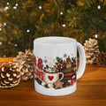 Cocoa & Marshmallows Mug | Holiday Hot Chocolate Winter Coffee Cup