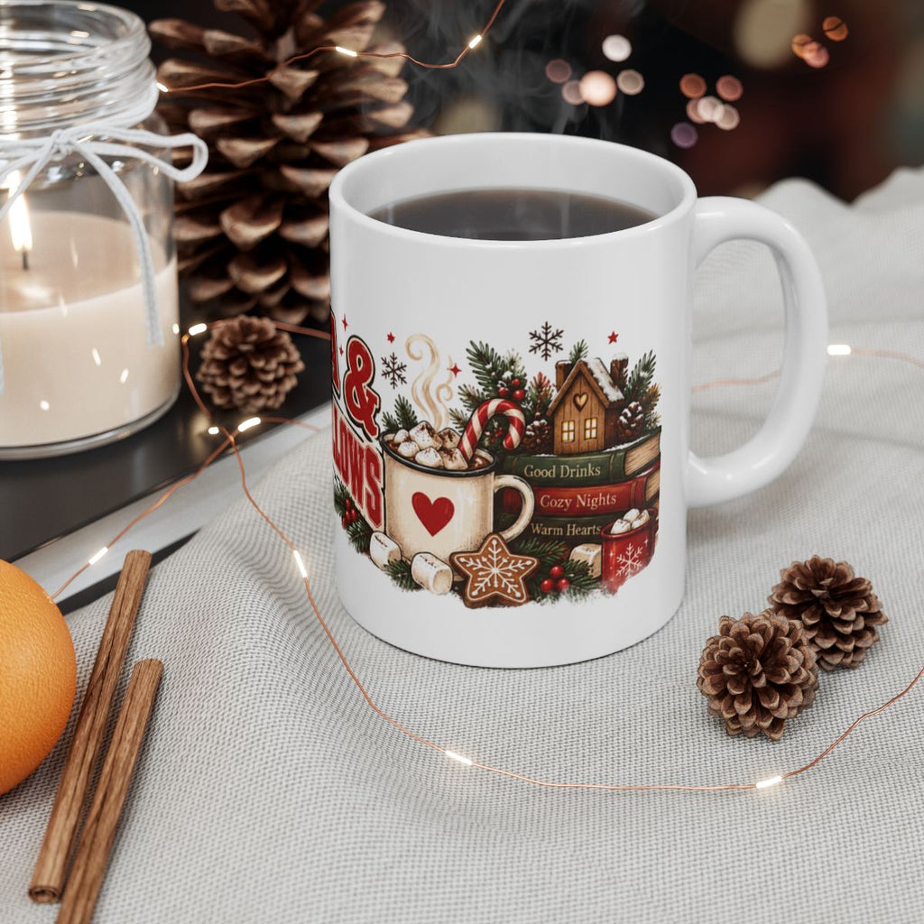 Cocoa & Marshmallows Mug | Holiday Hot Chocolate Winter Coffee Cup