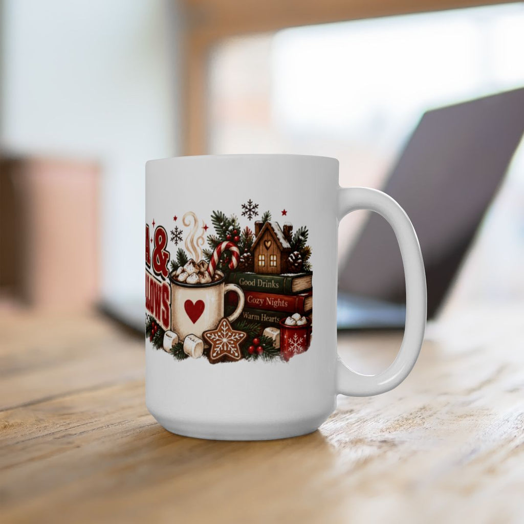Cocoa & Marshmallows Mug | Holiday Hot Chocolate Winter Coffee Cup