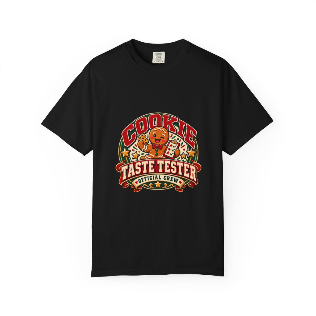 Cookie Taste Tester T-shirt | Retro Cartoon Cookie Badge
