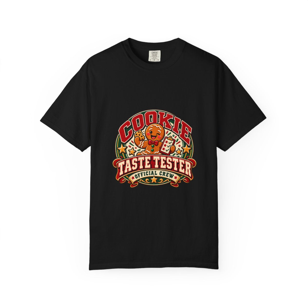 Cookie Taste Tester T-shirt | Retro Cartoon Cookie Badge