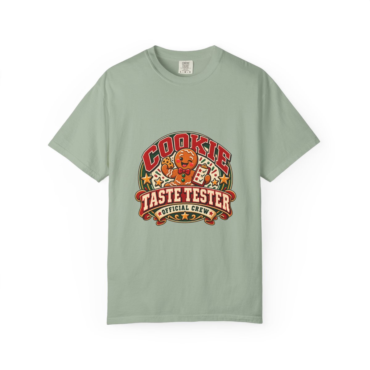 Cookie Taste Tester T-shirt | Retro Cartoon Cookie Badge
