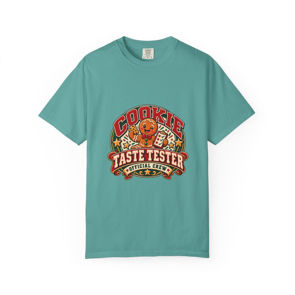 Cookie Taste Tester T-shirt | Retro Cartoon Cookie Badge