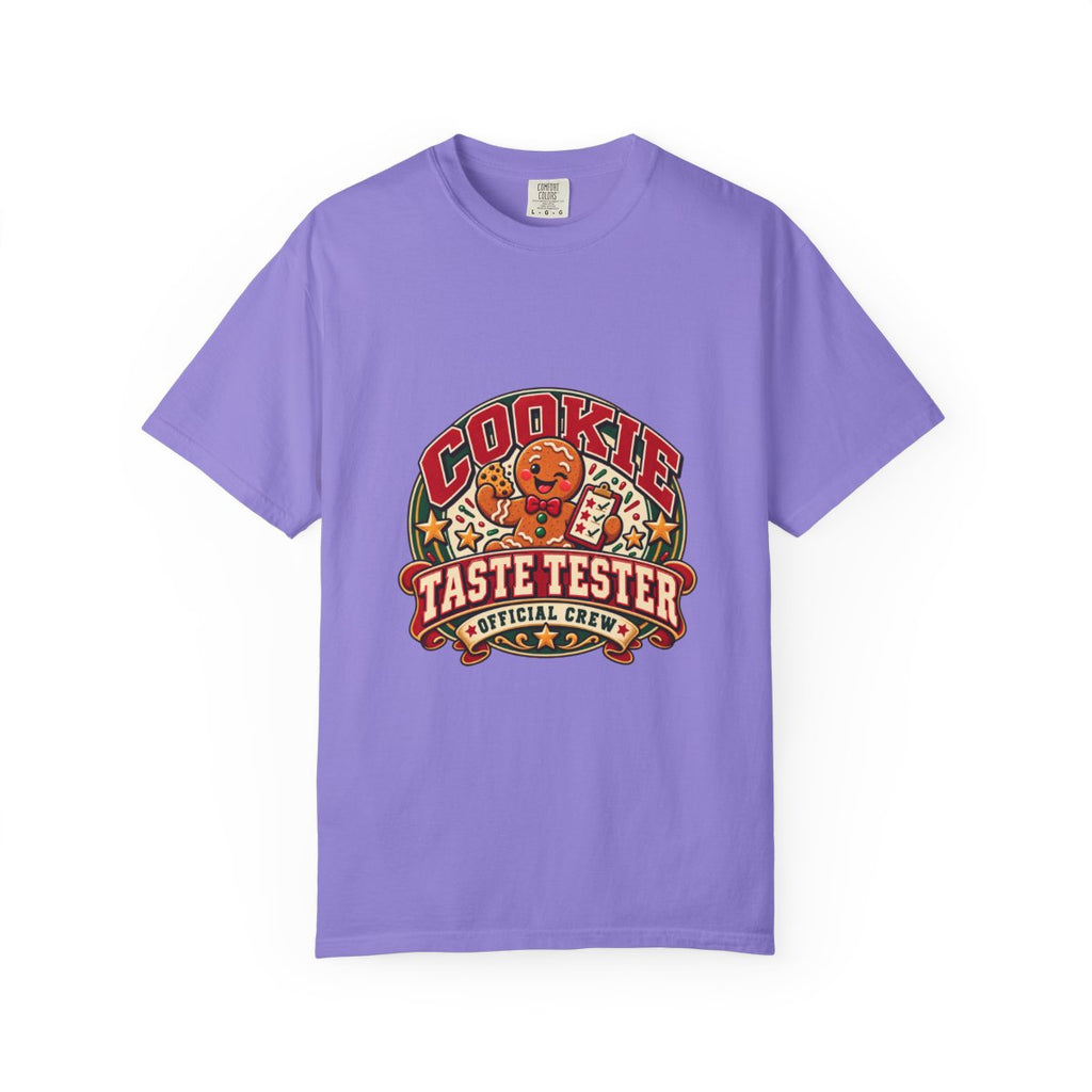 Cookie Taste Tester T-shirt | Retro Cartoon Cookie Badge