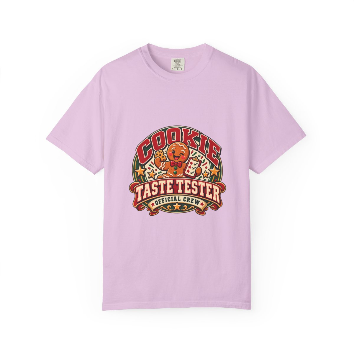 Cookie Taste Tester T-shirt | Retro Cartoon Cookie Badge