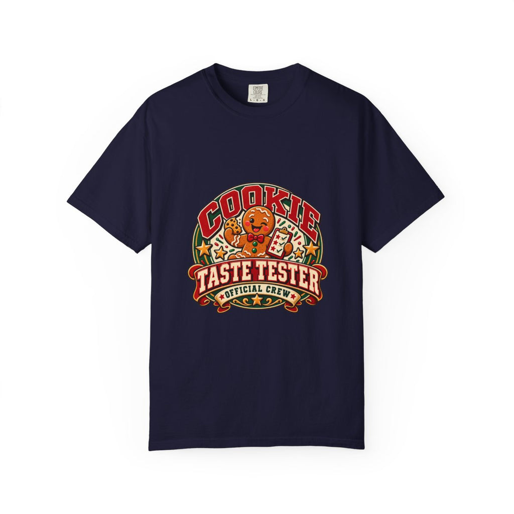 Cookie Taste Tester T-shirt | Retro Cartoon Cookie Badge