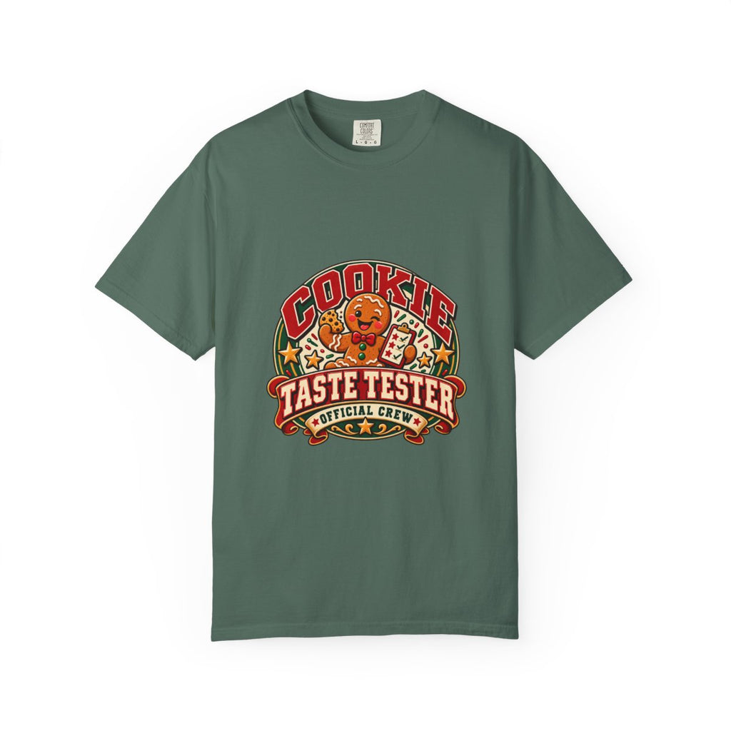 Cookie Taste Tester T-shirt | Retro Cartoon Cookie Badge