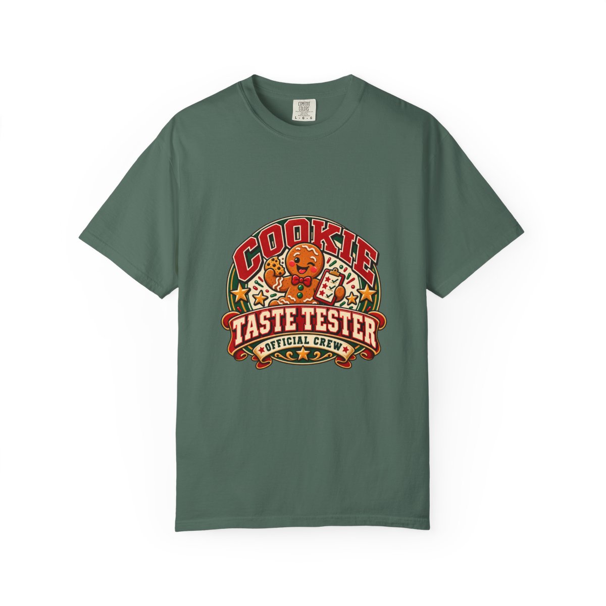 Cookie Taste Tester T-shirt | Retro Cartoon Cookie Badge