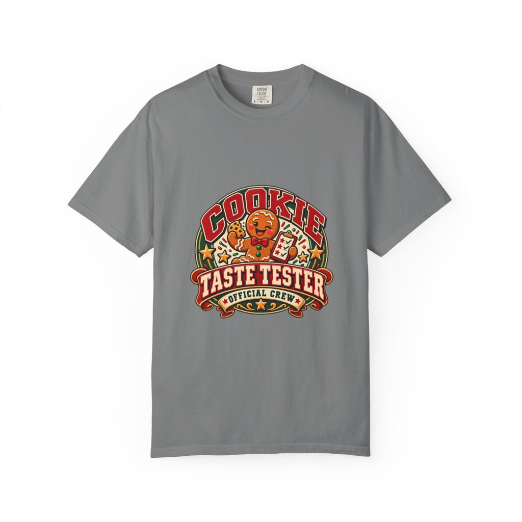 Cookie Taste Tester T-shirt | Retro Cartoon Cookie Badge
