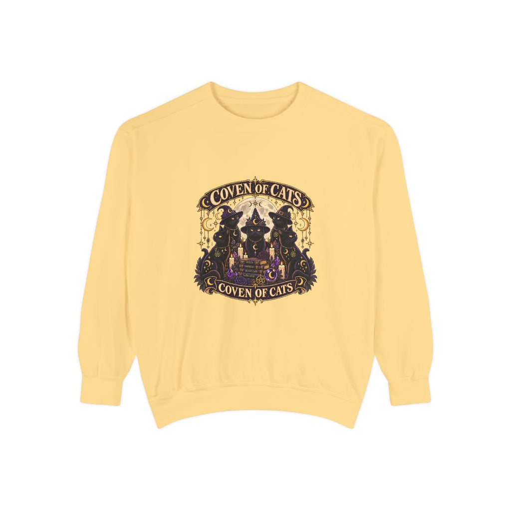 Coven of Cats sweatshirt | Witchy Black Cat Illustration