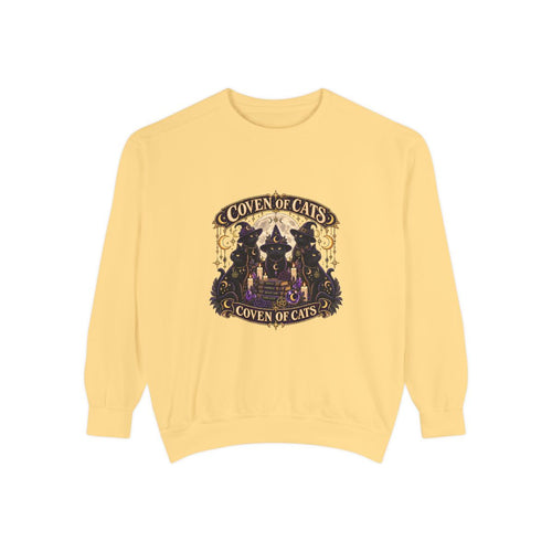 Coven of Cats sweatshirt | Witchy Black Cat Illustration