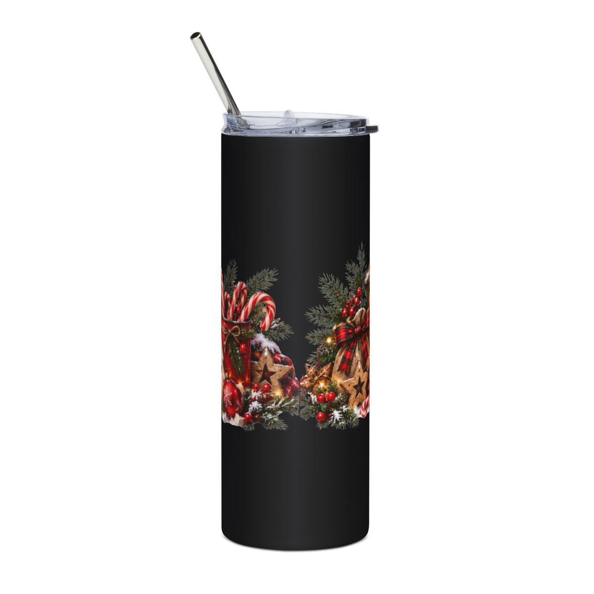 Cozy Hot Cocoa & Lantern Christmas 20oz Tumbler | Holiday Cocoa Scene