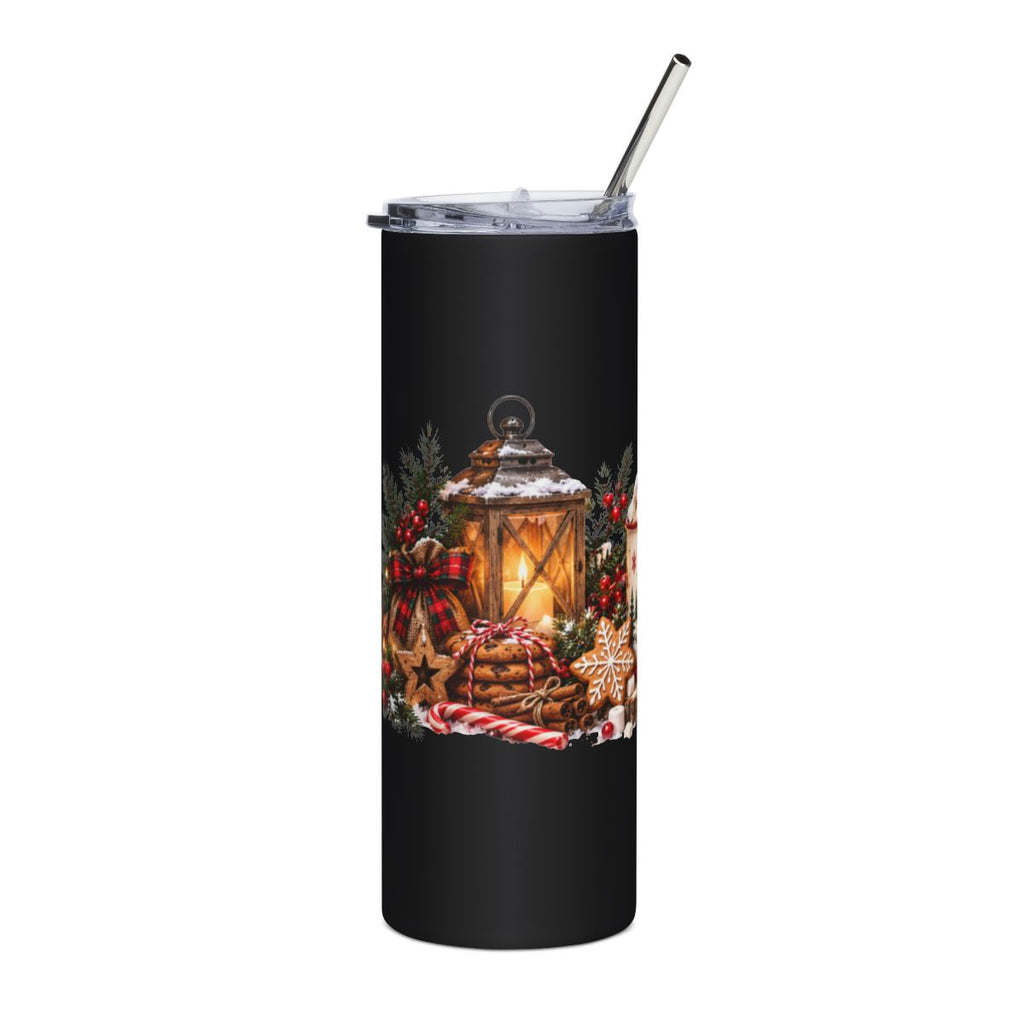 Cozy Hot Cocoa & Lantern Christmas 20oz Tumbler | Holiday Cocoa Scene