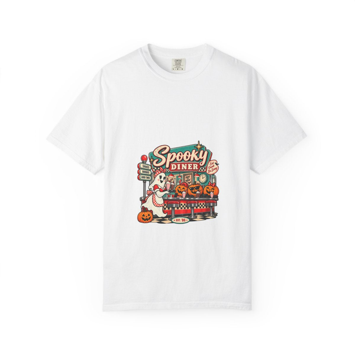 Creepy Carnival carousel T-shirt | Halloween spooky fair graphic tee
