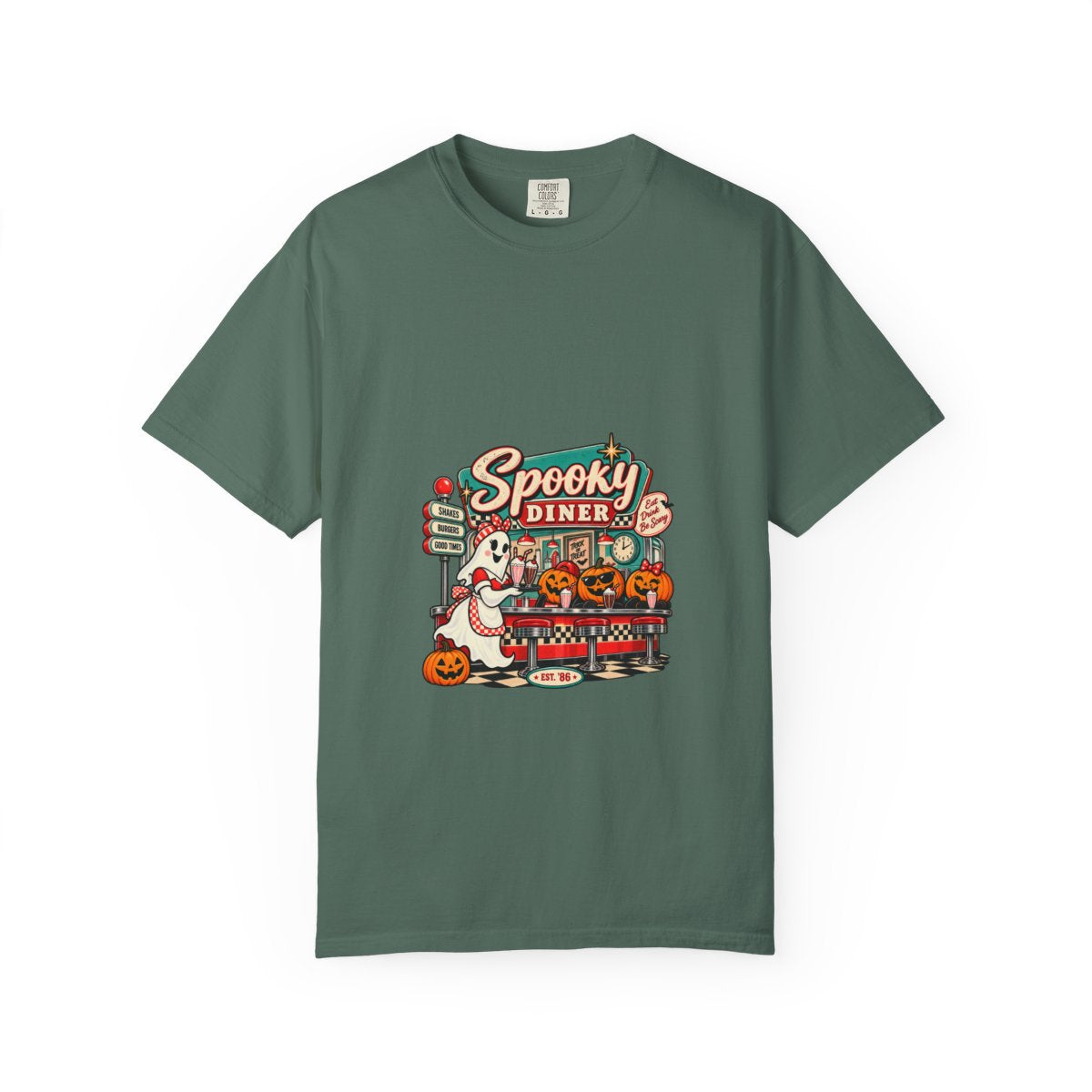 Creepy Carnival carousel T-shirt | Halloween spooky fair graphic tee