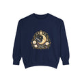 Crescent Moon Floral Illustration Sweatshirt | Night Witch Tarot Vibes