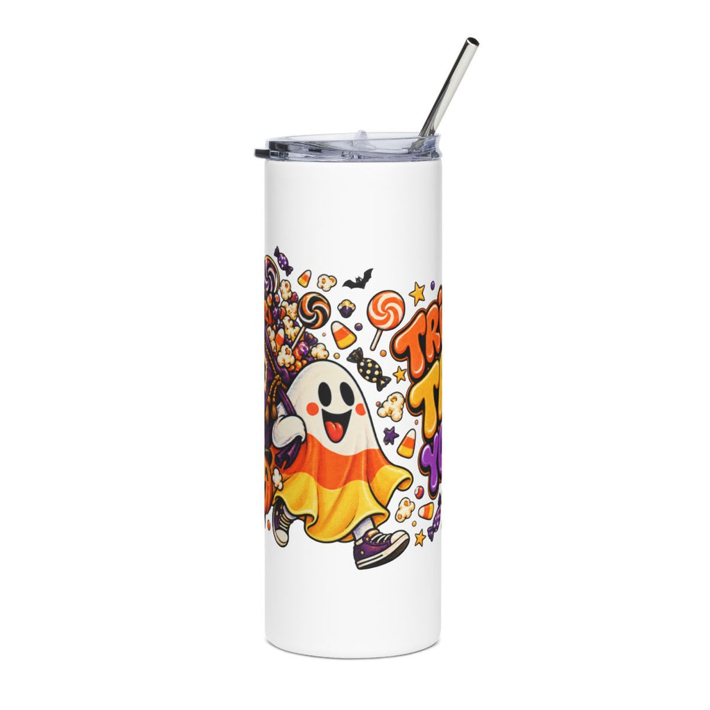 Cute Candy Ghost Halloween Tumbler | 20oz Stainless Steel