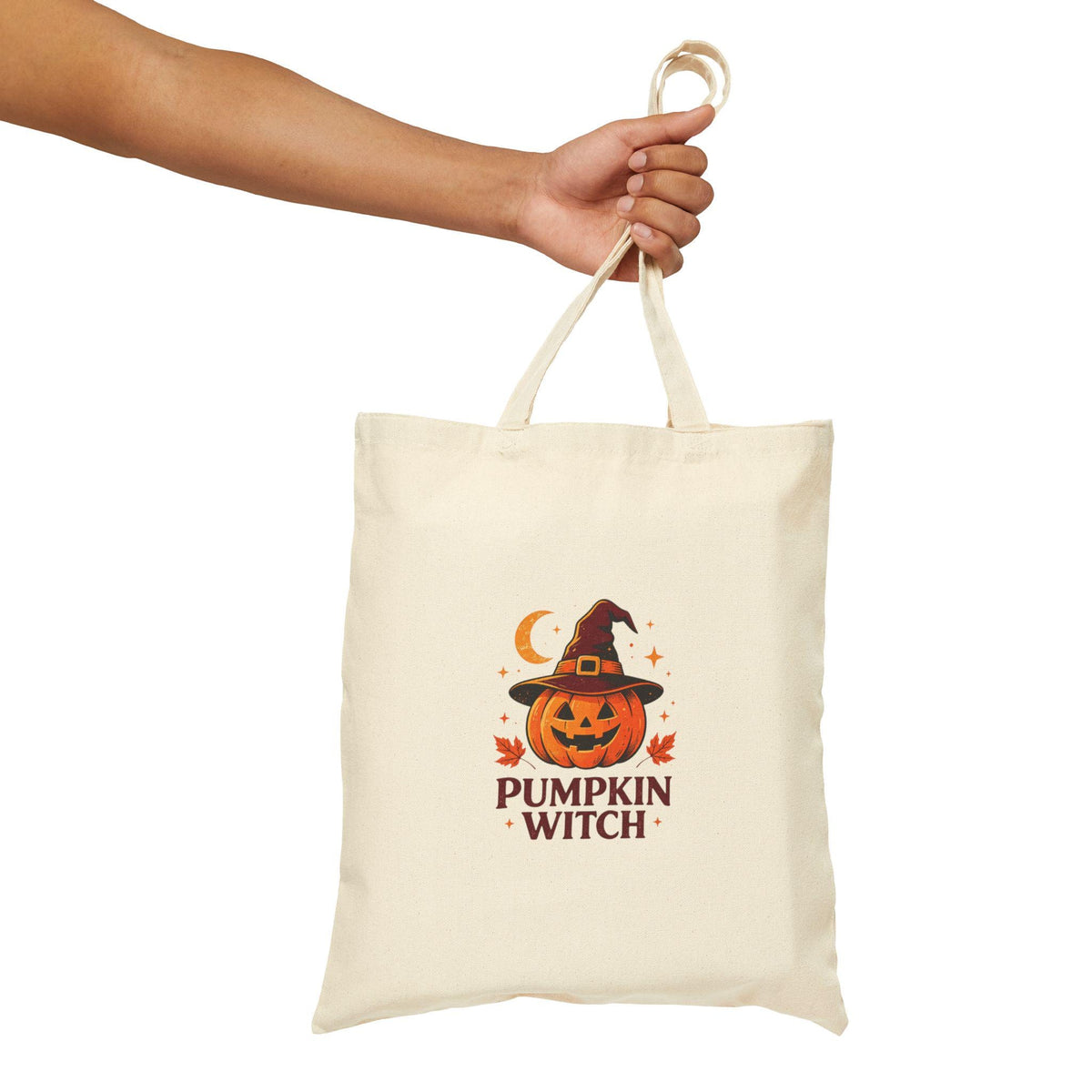 Pumpkin Witch Tote Bag