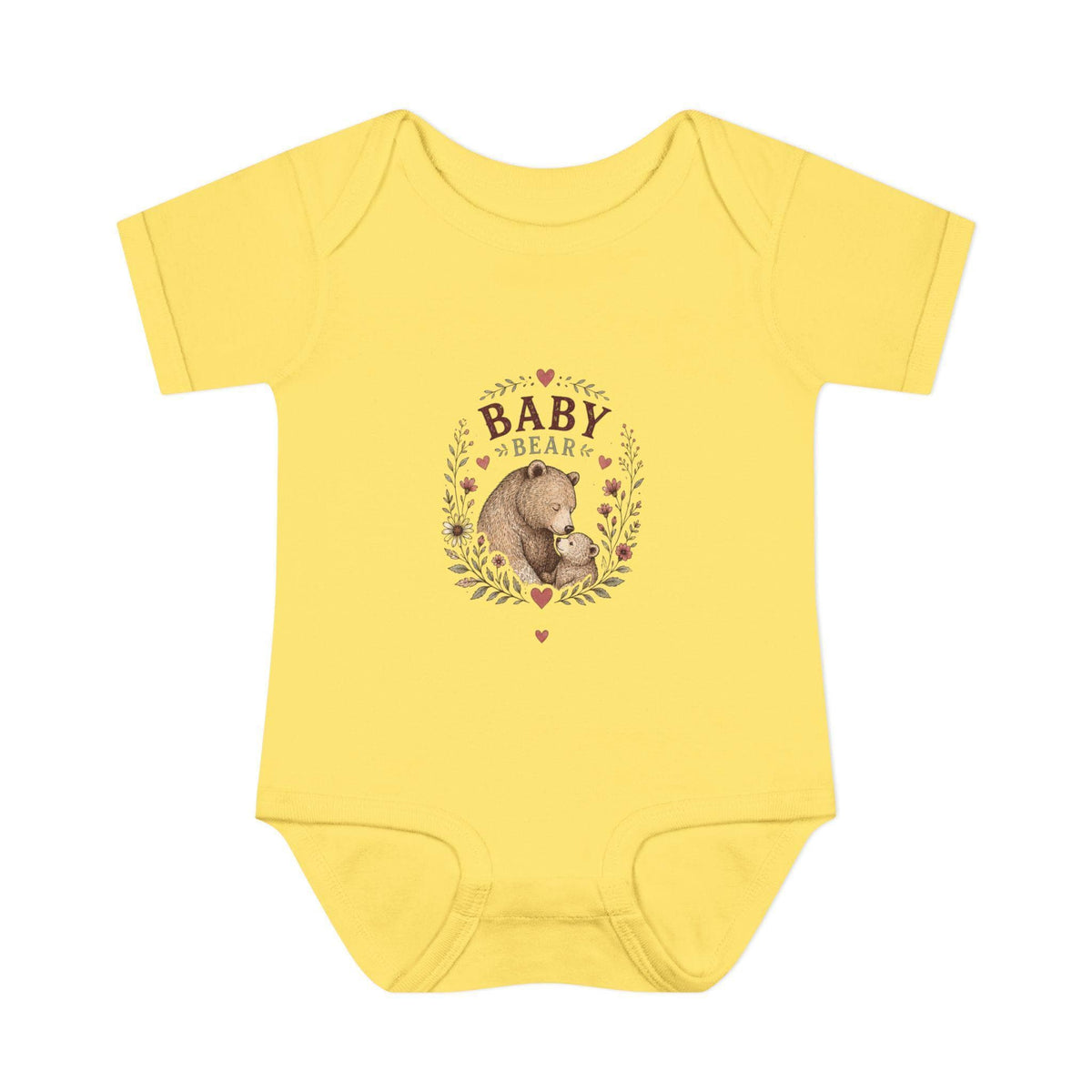 Baby Bear illustration Infant Bodysuit | Woodland Nursery, Cute Bear