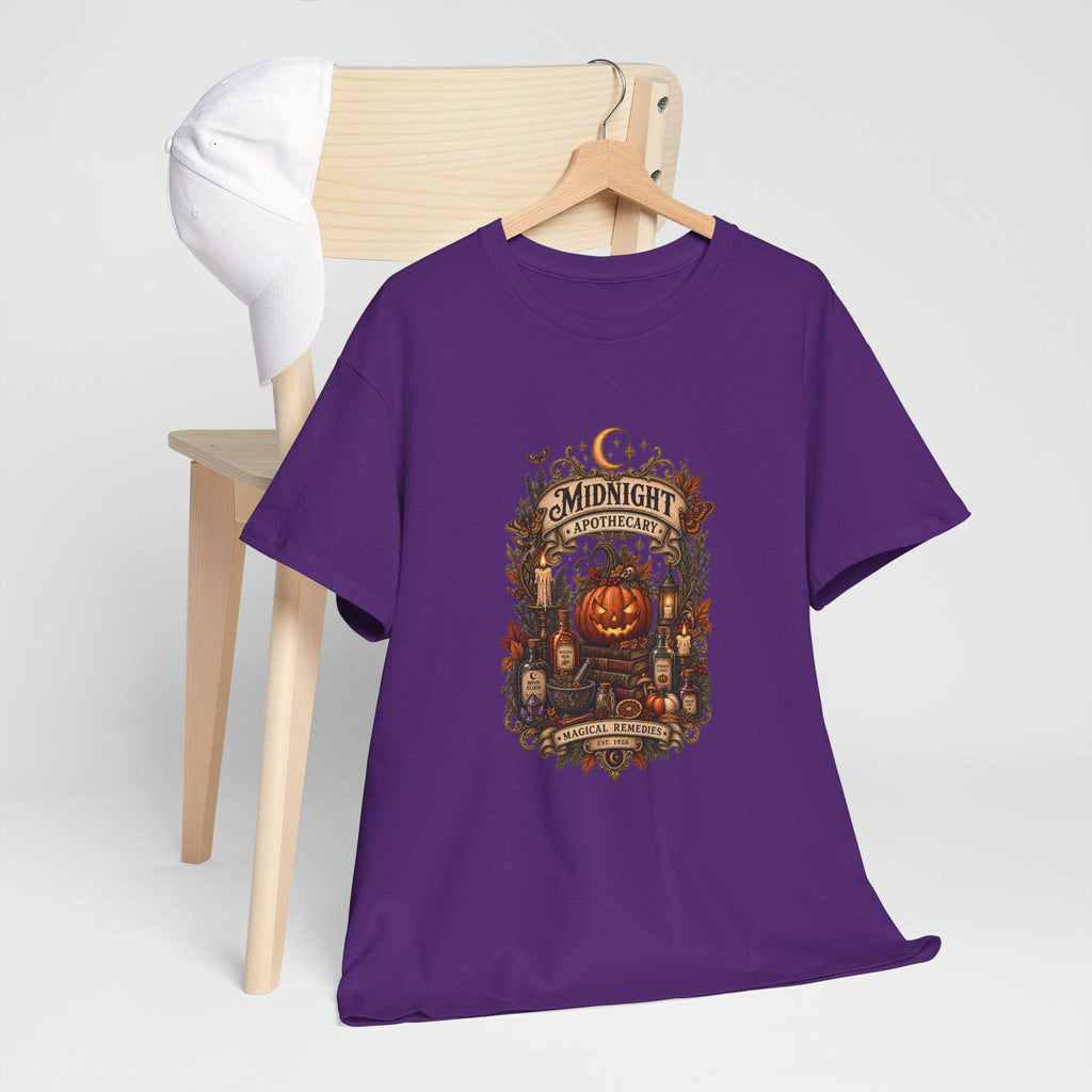 Haunted Pumpkin Apothecary T-Shirt | Halloween pumpkin, vintage potion label