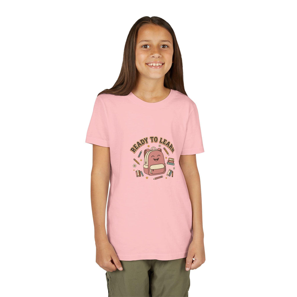 Ready to Learn Backpack Youth Tee | Back to School Kids Shirt