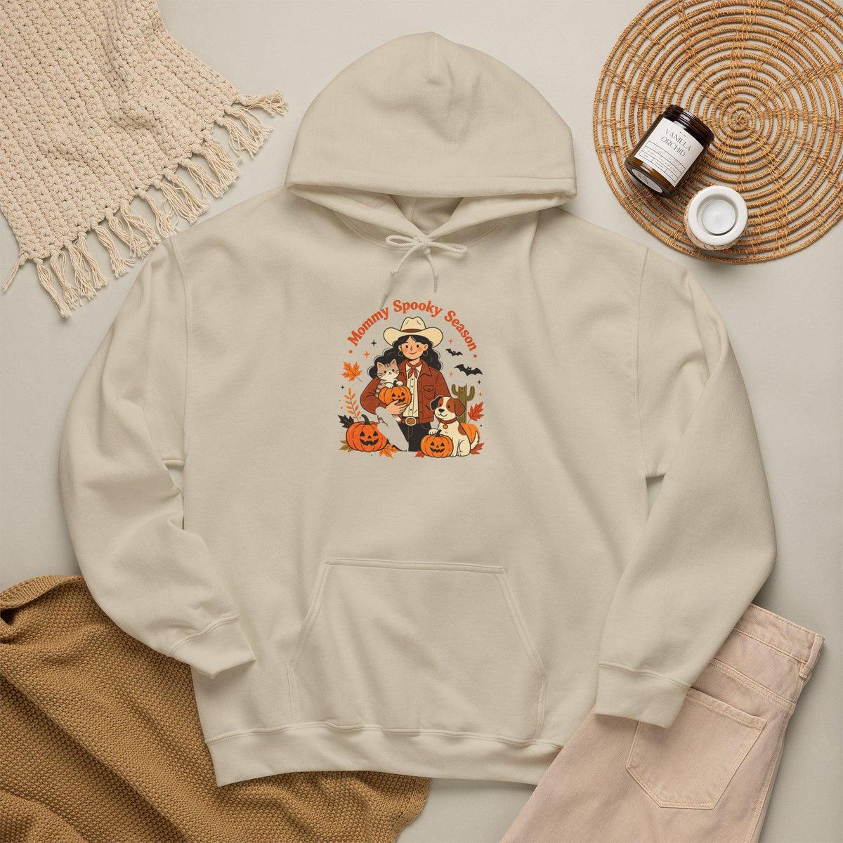 Mom and Kids Halloween Costume Crew Hoodie | Pumpkin Patch Trick or Treat Sweatshirt