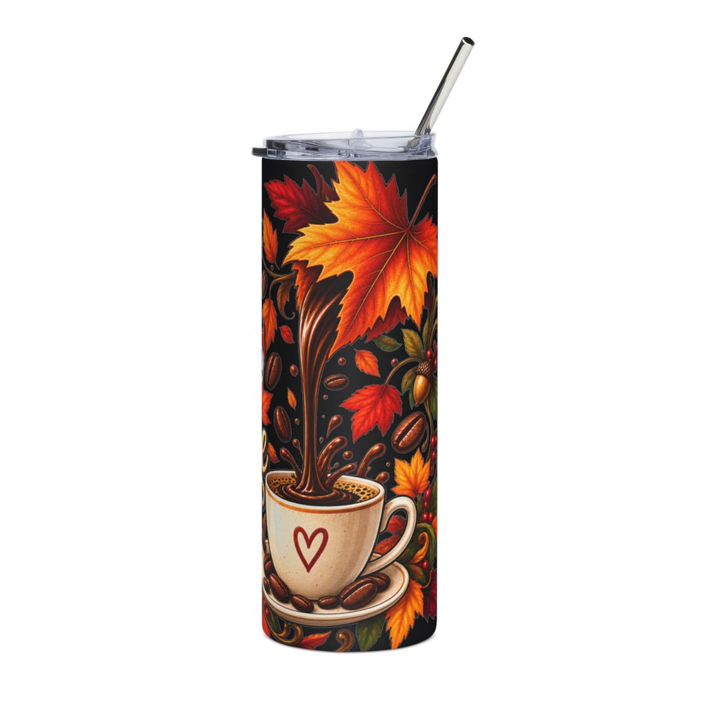 Fall in Love with Coffee Tumbler | 20oz Stainless Steel Fall Travel Cup