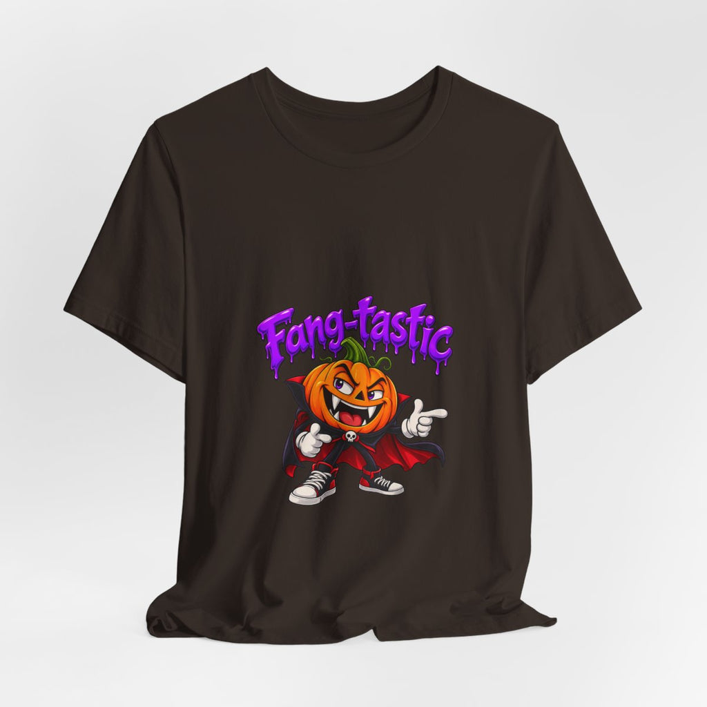 Fang-tastic Pumpkin Vampire Tee | Halloween Jack-o'-Lantern Graphic