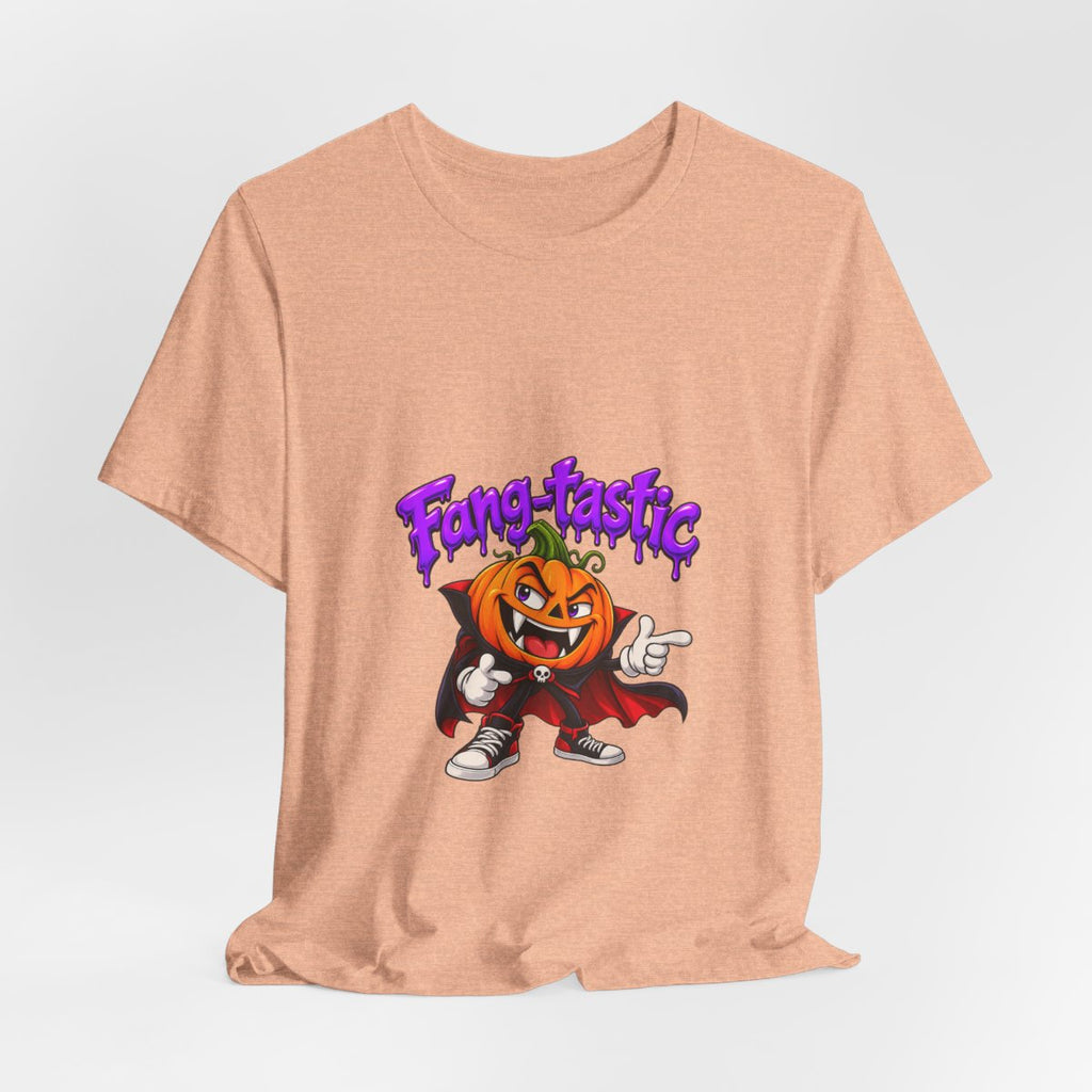 Fang-tastic Pumpkin Vampire Tee | Halloween Jack-o'-Lantern Graphic
