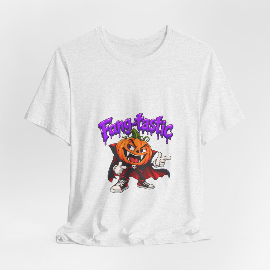 Fang-tastic Pumpkin Vampire Tee | Halloween Jack-o'-Lantern Graphic
