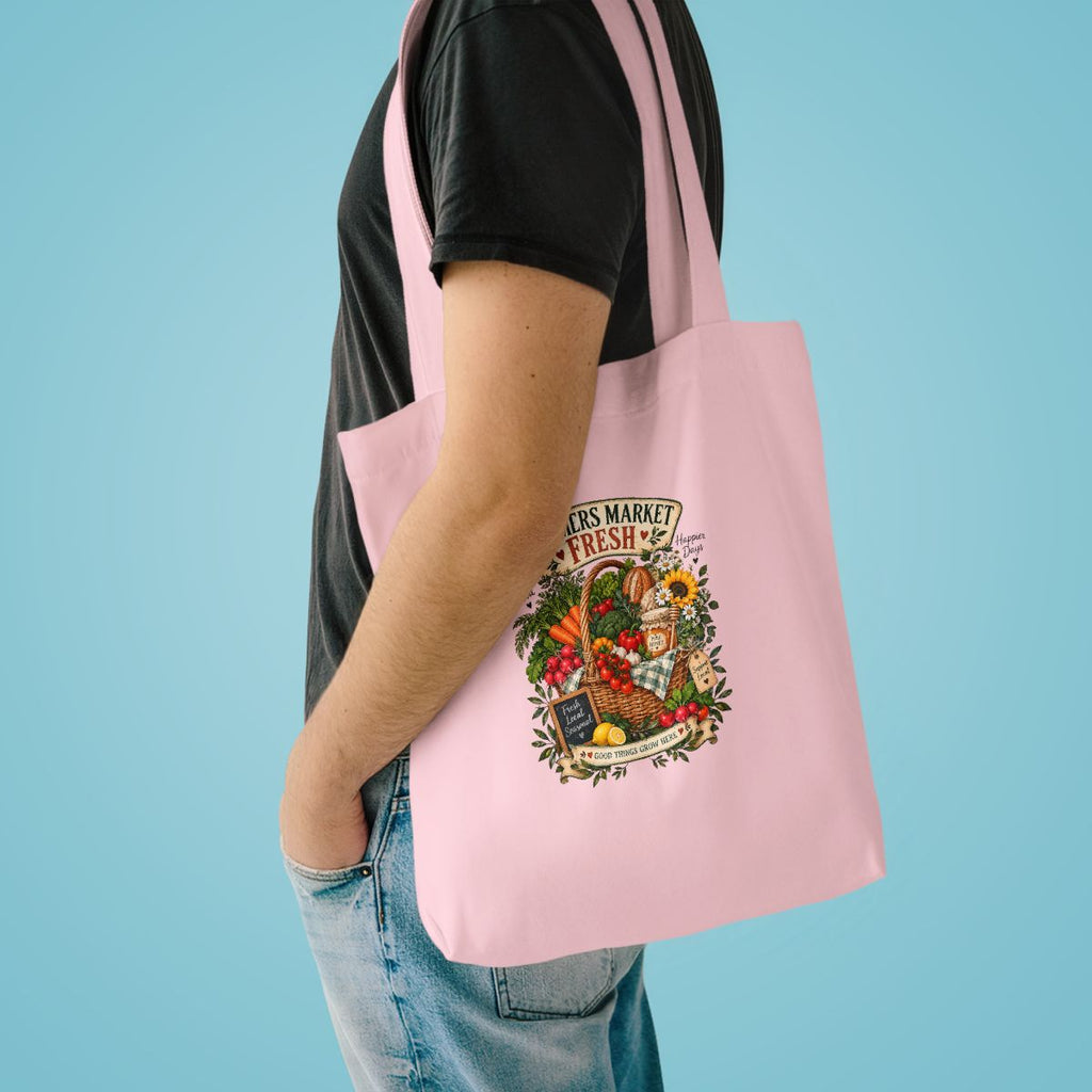 Farmers Market Fresh Produce Tote Bag | Vegetable Harvest Market Tote