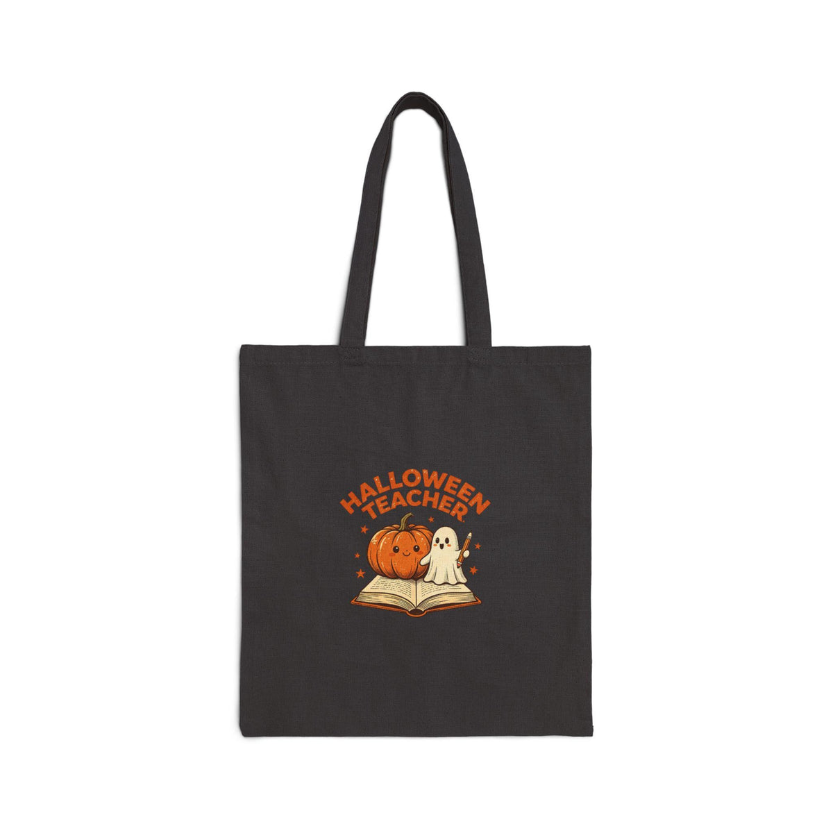 Halloween Teacher Pumpkin And Ghost Tote Bag