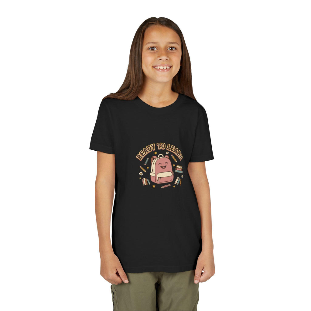 Ready to Learn Backpack Youth Tee | Back to School Kids Shirt