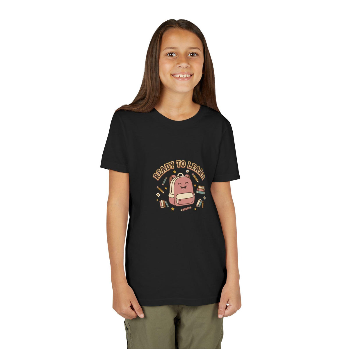 Ready to Learn Backpack Youth Tee | Back to School Kids Shirt