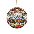 First Christmas in Our New Home Ornament | Ceramic Christmas Ornament