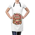 Flour Frosting & Cheer Apron | Baking Holiday Kitchen, Christmas Baking Theme