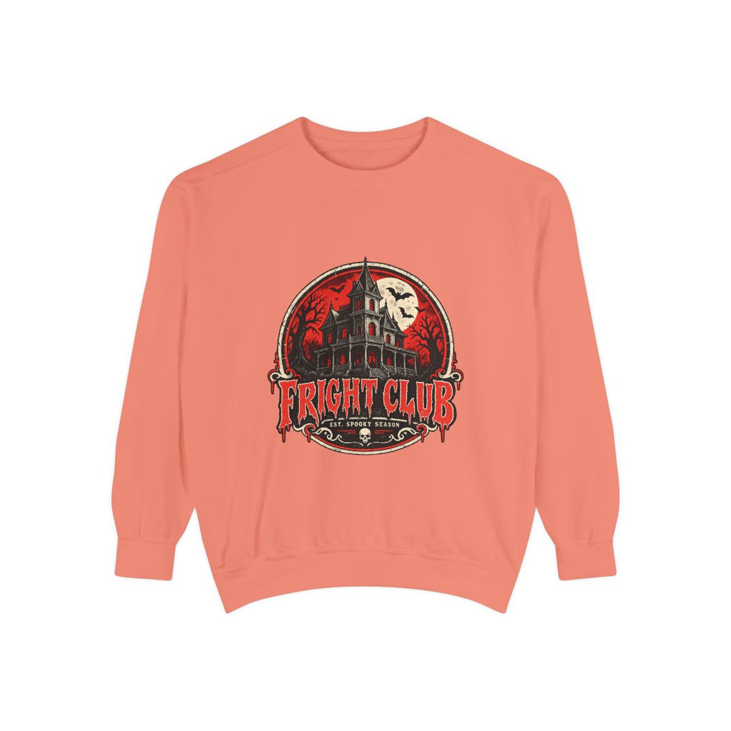 Fright Club Haunted Mansion Sweatshirt | Horror Night Graphic