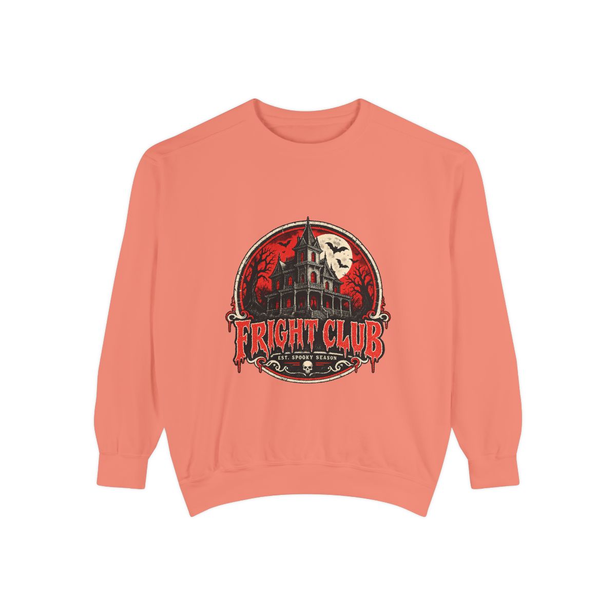 Fright Club Haunted Mansion Sweatshirt | Horror Night Graphic