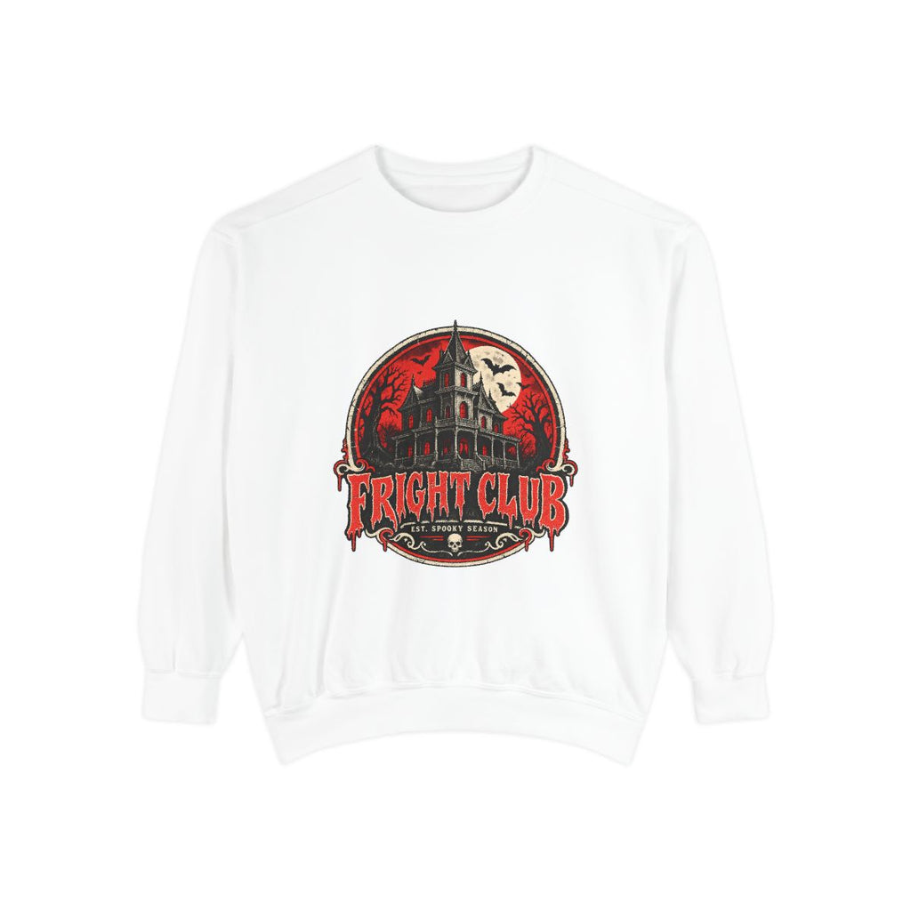 Fright Club Haunted Mansion Sweatshirt | Horror Night Graphic